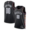 Män Brooklyn Nets Tröja Skräddarsydda Nike 2025-26 City Edition Svart Swingman